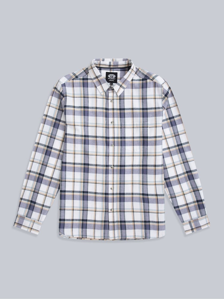 Animal Natural Mens 100% Cotton Cove Flannel Shirt - Image 1 of 4