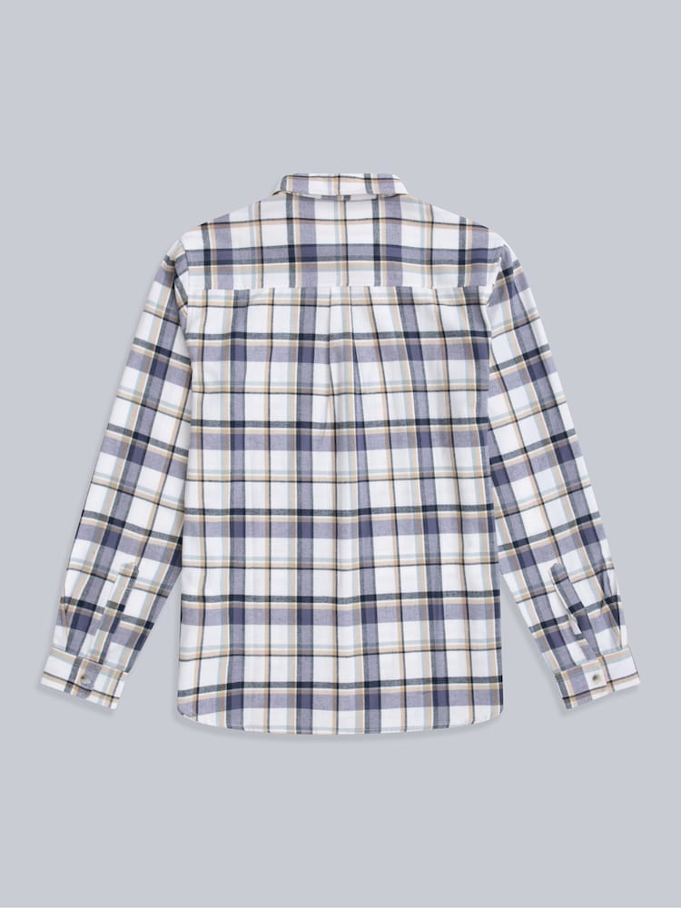 Animal Natural Mens 100% Cotton Cove Flannel Shirt - Image 2 of 4