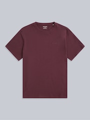 Animal Purple Mens Icon Plain 100% Cotton T-Shirt - Image 1 of 4