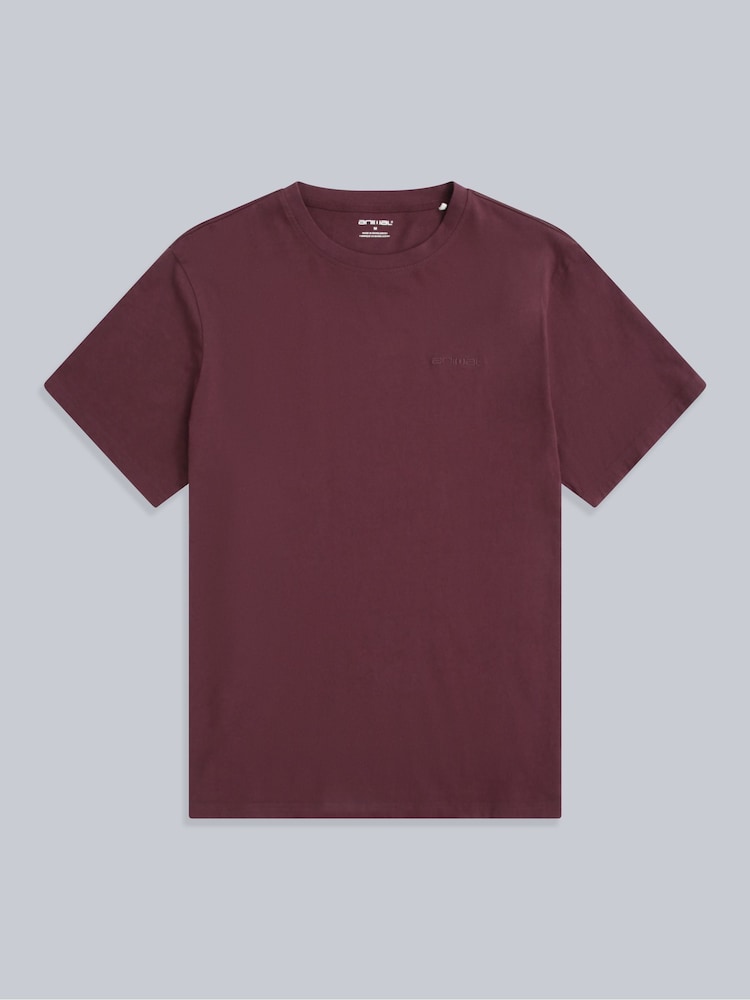 Animal Purple Mens Icon Plain 100% Cotton T-Shirt - Image 1 of 4