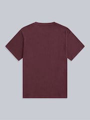 Animal Purple Mens Icon Plain 100% Cotton T-Shirt - Image 2 of 4