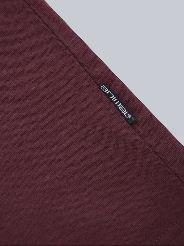 Animal Purple Mens Icon Plain 100% Cotton T-Shirt - Image 4 of 4