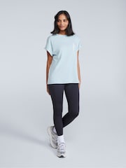 Animal Aqua Blue Womens Holly Logo 100% Cotton T-Shirt - Image 3 of 4