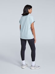 Animal Aqua Blue Womens Holly Logo 100% Cotton T-Shirt - Image 4 of 4