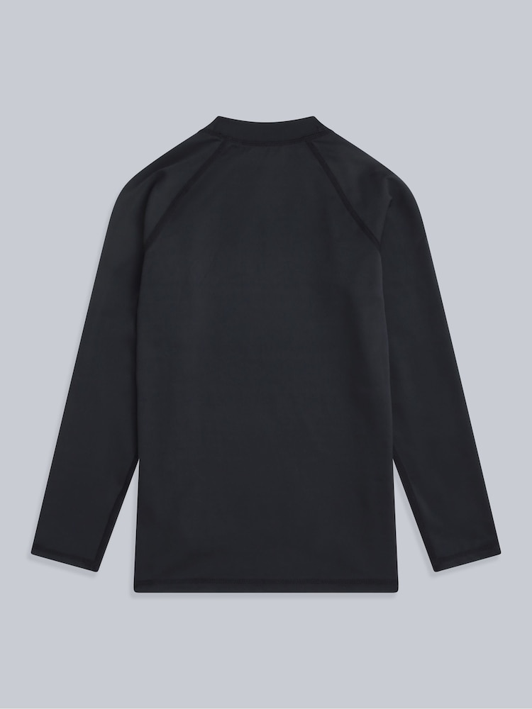Animal Black Kids Sonny Quick Drying Rash Vest - Image 2 of 4