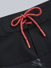 Animal Black Mens Brett Print Quick Drying Board Shorts - Image 3 of 4