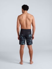 Animal Black Mens Brett Print Quick Drying Board Shorts - Image 5 of 9