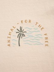 Animal Cream Mens Chase Relaxed 100% Cotton T-Shirt - Image 4 of 6