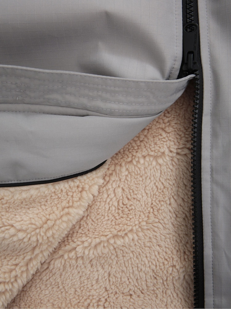 Animal Grey Womens Hazey Waterproof Beach Parka - Image 4 of 4
