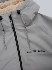 Animal Grey Womens Hazey Waterproof Beach Parka - Image 7 of 8