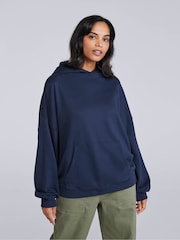 Animal Aqua Blue Womens Idol Drop Shoulder Hoodie - Image 1 of 4