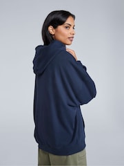 Animal Aqua Blue Womens Idol Drop Shoulder Hoodie - Image 2 of 4