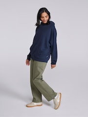 Animal Aqua Blue Womens Idol Drop Shoulder Hoodie - Image 3 of 4