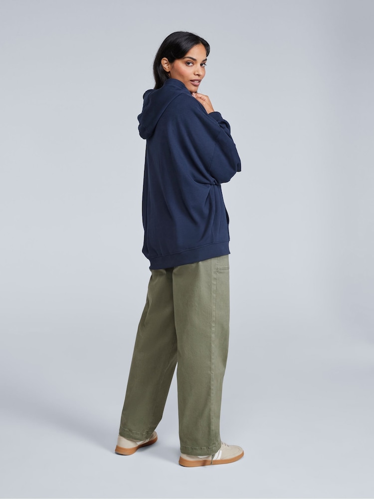 Animal Aqua Blue Womens Idol Drop Shoulder Hoodie - Image 4 of 4