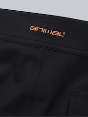 Animal Black Womens Lenora Printed Quick Drying Board Shorts - Image 5 of 5