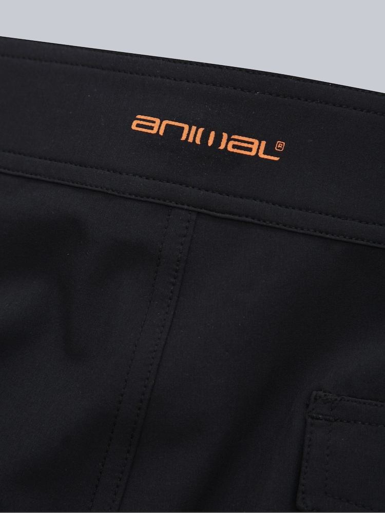 Animal Black Womens Lenora Printed Quick Drying Board Shorts - Image 5 of 5