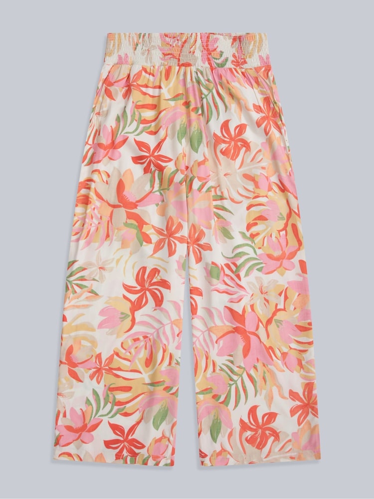 Animal White Women's Cropped Trousers - Image 1 of 4