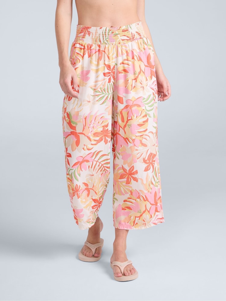 Animal White Women's Cropped Trousers - Image 1 of 8 Animal White Women's Cropped Trousers - Image 1 of 8
