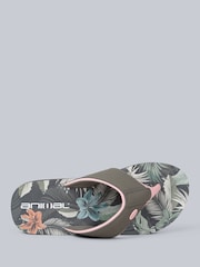 Animal Dusky Green Womens Swish Flip Flops - Image 2 of 5