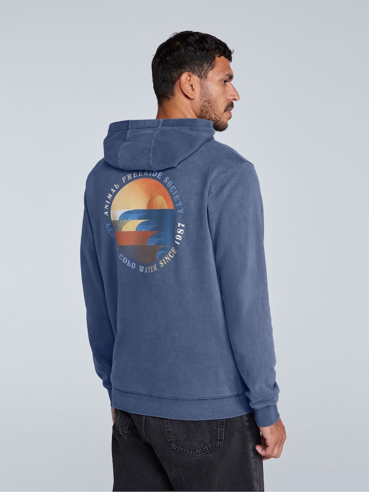 Animal Blue Mens River Hoodie - Image 2 of 4
