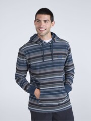 Animal Green Mens Loyal Beach 100% Cotton Hoodie - Image 1 of 5