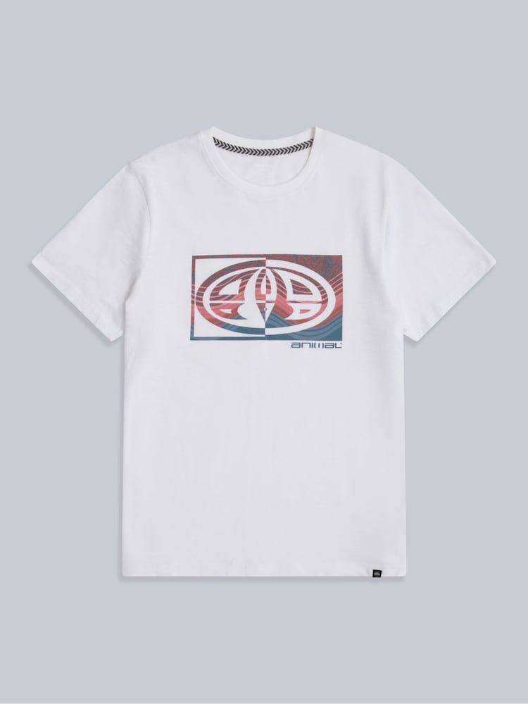 Animal White Mens Jacob T-Shirt - Image 1 of 4