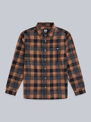 Animal Yellow Mens 100% Cotton Cove Flannel Shirt - Image 1 of 4