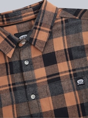 Amarillo - Animal Mens 100% Cotton Cove Flannel Shirt - Imagen 7 de 8