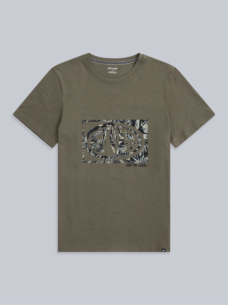 Animal Light Green Mens Jacob T-Shirt - Image 1 of 5