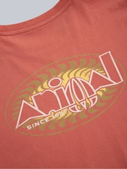 Orange - Animal Mens Chase Relaxed 100% Cotton T-Shirt - Bild 5 von 6