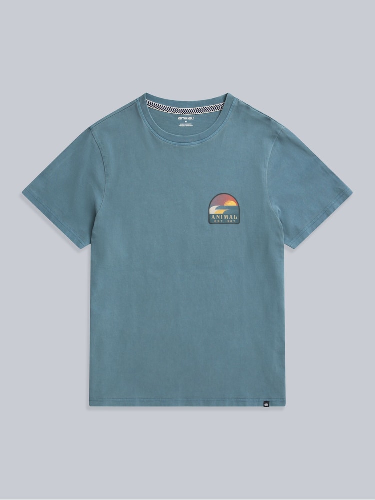 Синий - Animal Mens Jacob T-Shirt - Image 2 of 6