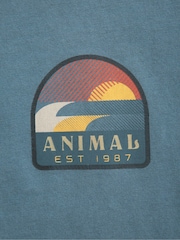Синий - Animal Mens Jacob T-Shirt - Image 3 of 6