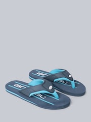 Animal Blue Mens Jekyl Flip Flops - Image 1 of 5