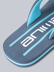 Animal Blue Mens Jekyl Flip Flops - Image 5 of 5