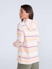 Animal Pink Womens Lila Beach 100% Cotton Hoodie - Image 3 of 4