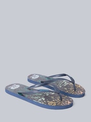 Animal Grey Mens Oceana Printed Flip Flop Sandals - Image 1 of 5