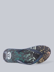 Animal Grey Mens Oceana Printed Flip Flop Sandals - Image 2 of 5