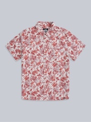Animal Red Mens Jamie 100% Cotton Shirt - Image 1 of 4