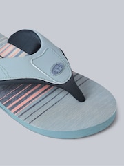 Animal Grey Mens Jekyl Flip Flops - Image 4 of 5