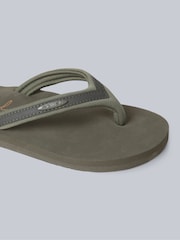 Animal Green Womens Swish Flip Flops - Image 4 of 5