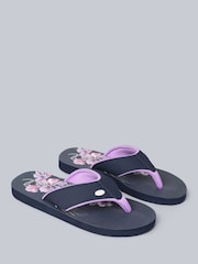Animal Purple Womens Swish Flip Flops - Image 1 of 6