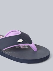 Animal Purple Womens Swish Flip Flops - Image 4 of 6