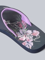 Animal Purple Womens Swish Flip Flops - Image 6 of 6