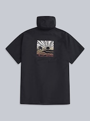 Animal Black Mens Misty Waterproof Fleece Parka - Image 2 of 5
