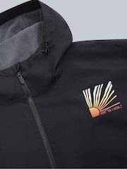 Animal Black Mens Misty Waterproof Fleece Parka - Image 3 of 5