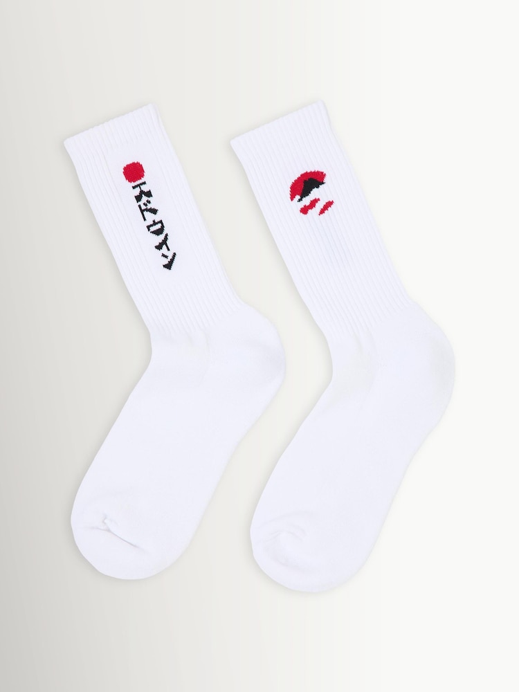 Edwin White Kamifuji Socks - Image 1 of 2
