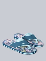 Animal Bottle Green Womens Swish Flip Flops - Image 1 of 5