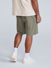 Зеленый - Animal Mens Driver 100% Cotton Joggers Shorts - Изображение 2 из 4