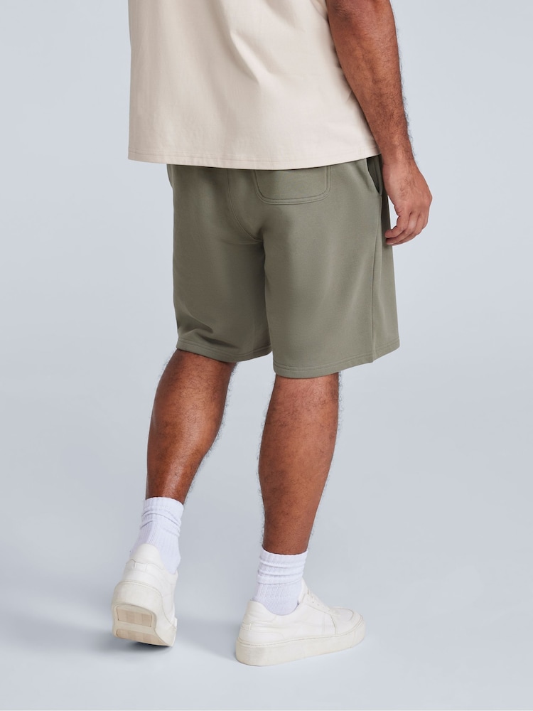 Зеленый - Animal Mens Driver 100% Cotton Joggers Shorts - Изображение 2 из 4