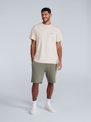 Зеленый - Animal Mens Driver 100% Cotton Joggers Shorts - Изображение 3 из 4